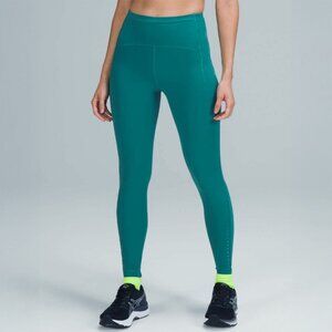 Lululemon Swift Speed 28" High Rise Tight in Teal Lagoon Size 6